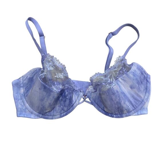 Fenty Savage Lace Blue Lilac Bra 34 D - Picture 1 of 4